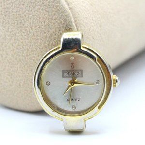 Vintage PS Designs Women's Casual Luxury Retro Gold Tone Classic Watch 90's